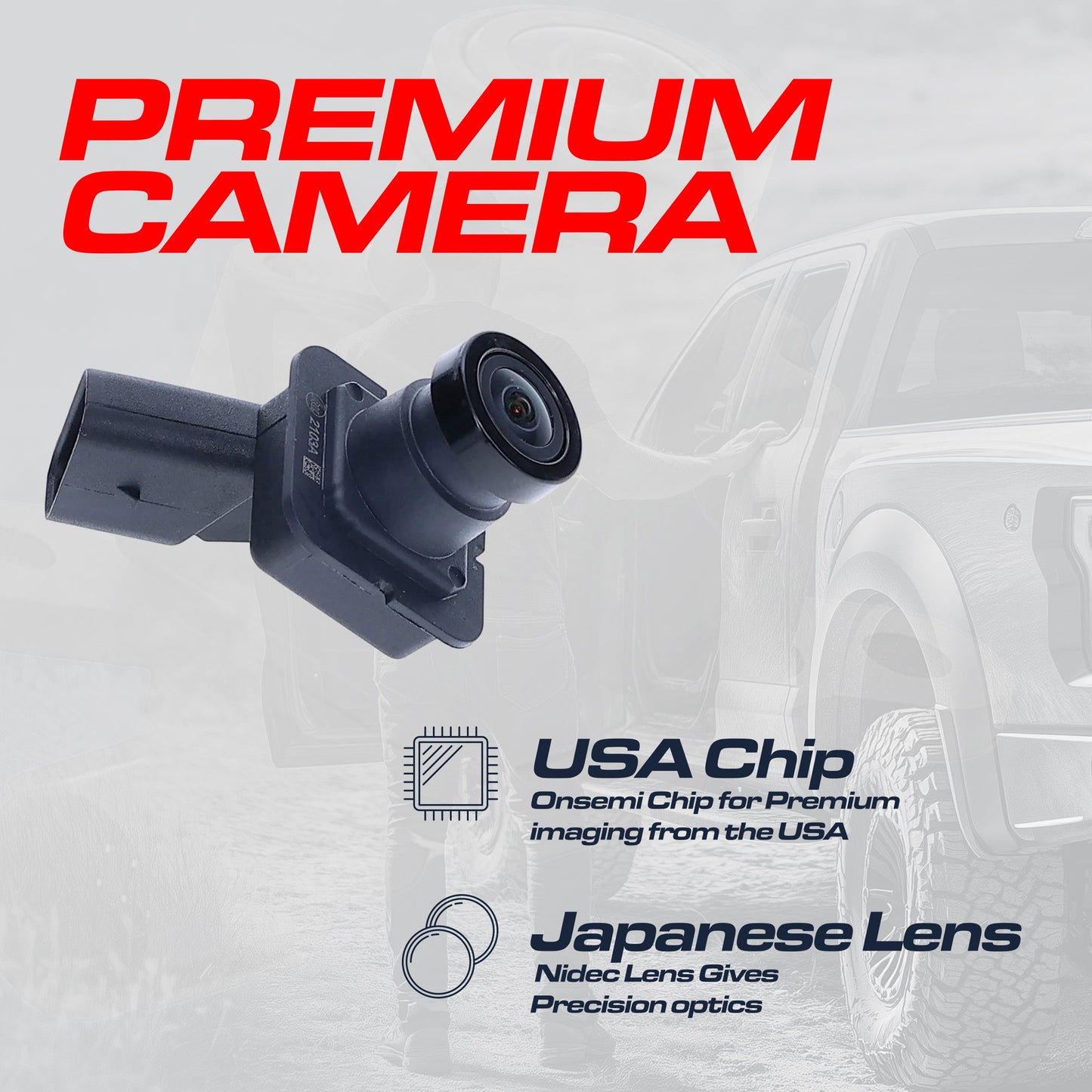 Backup camera for Ford Focus ST OEM replacement Master Tailgaters black housing on Tampa Home & Garden Store