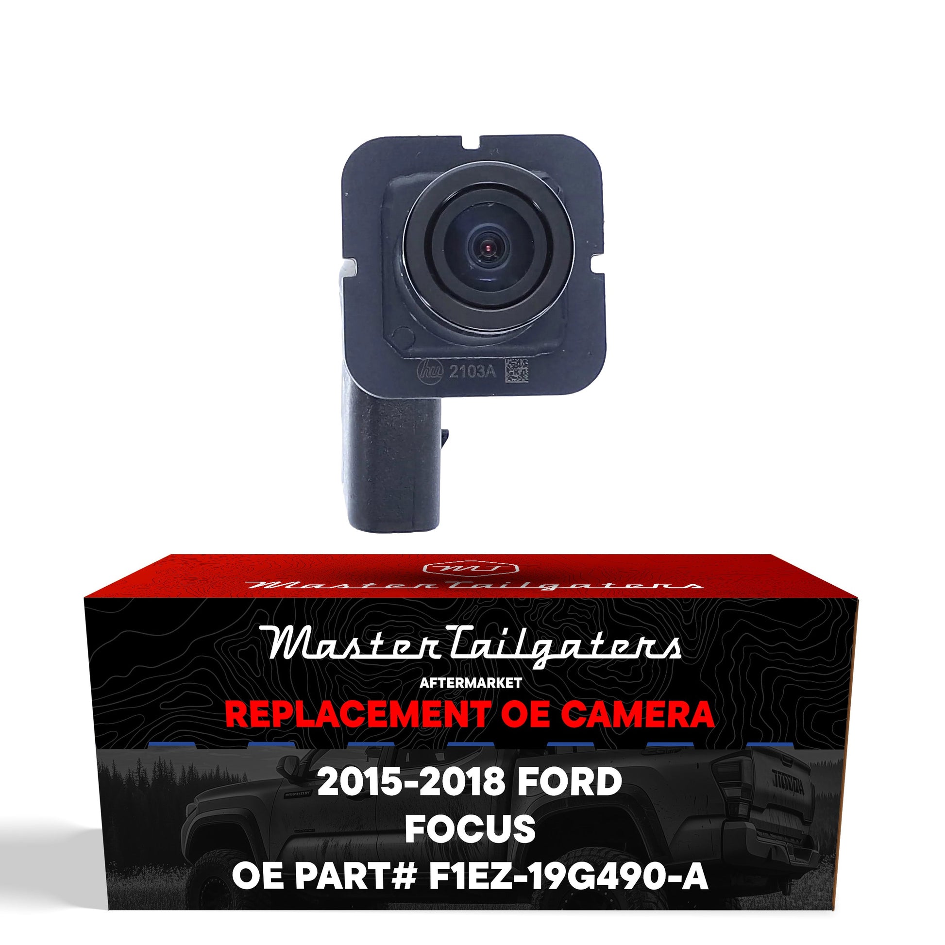 Backup camera for 2015-2018 Ford Focus square housing F1EZ-19G490-A MasterTailgaters OEM on Tampa Home & Garden Store