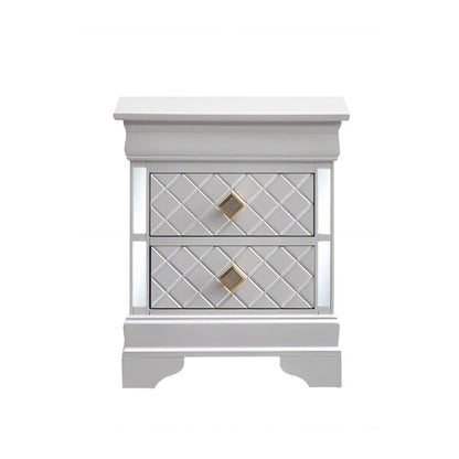 Verona Nightstand with Crystal Drawer Pulls