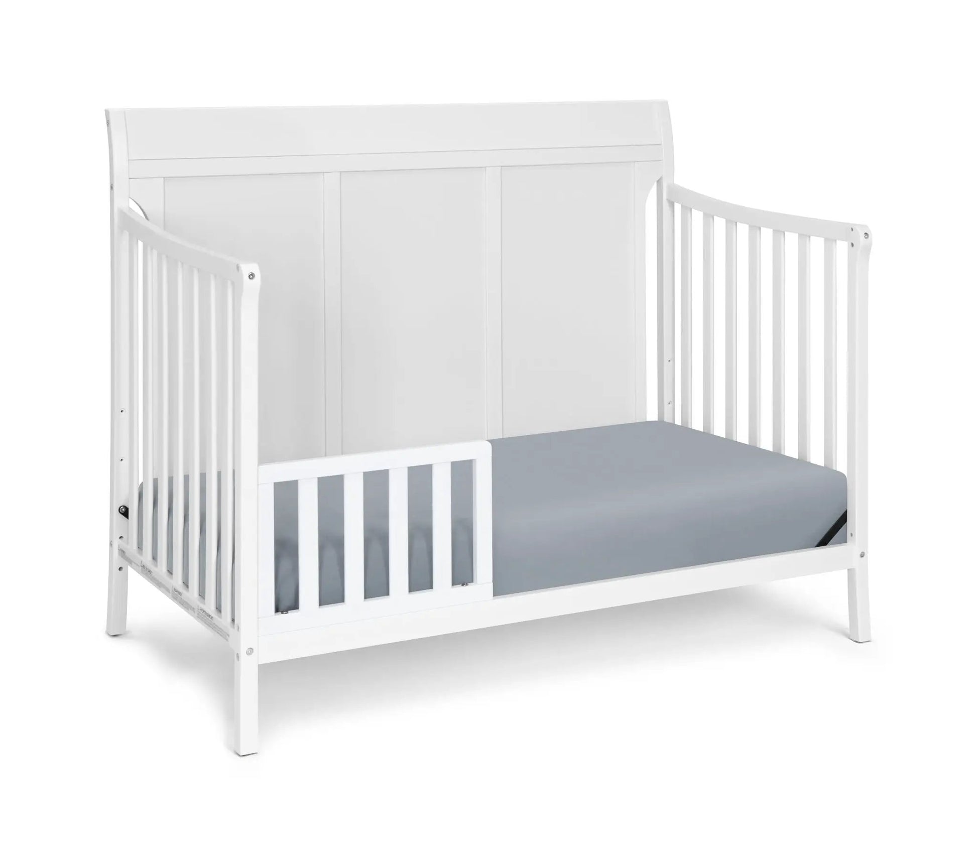 Shailee 4-in-1 Convertible Crib white by Unique Piece Furniture with slatted sides on Tampa Home & Garden Store