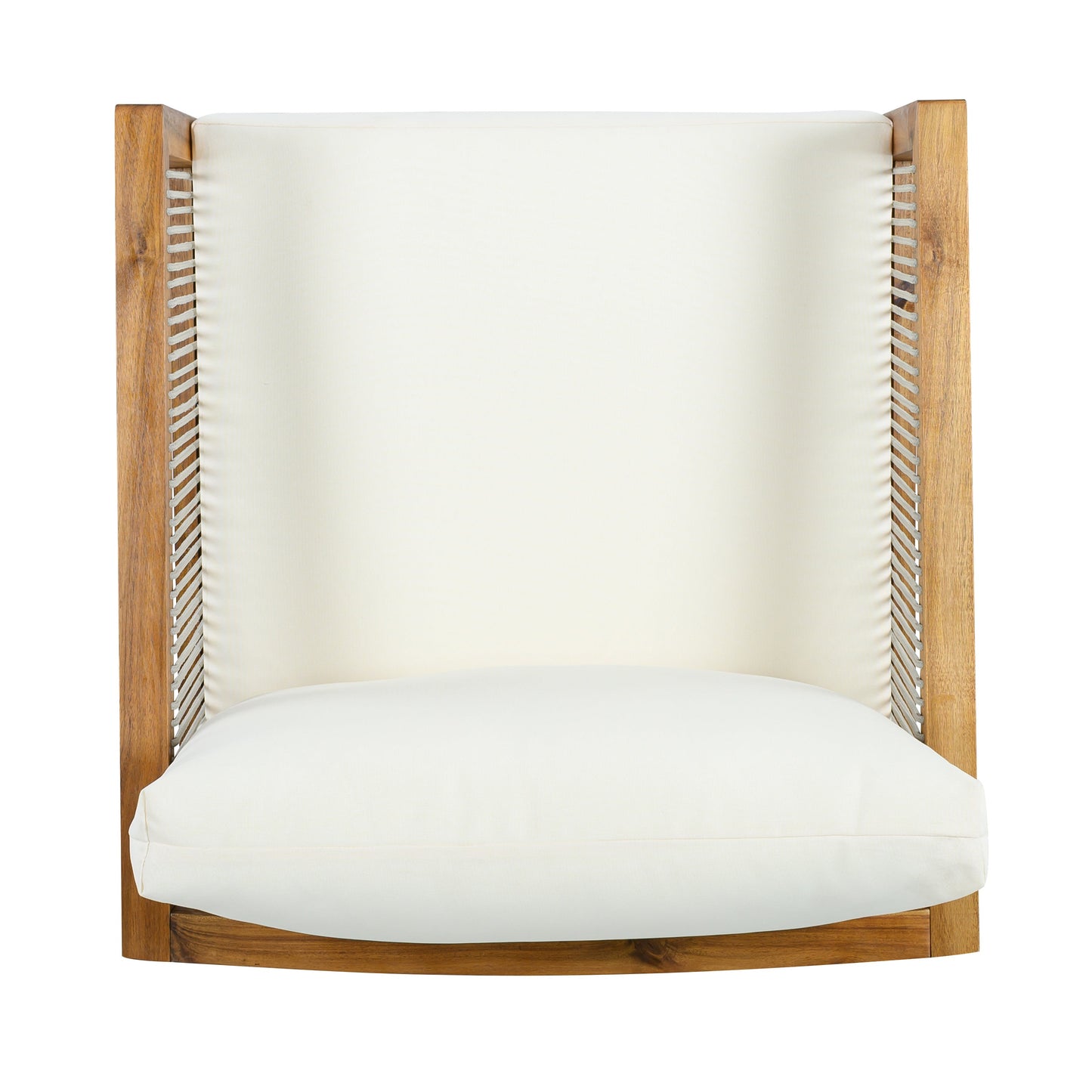 Acacia Outdoor Club Chair and Rope Back Seat