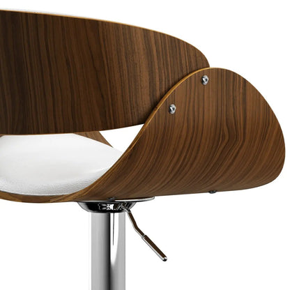 Mid Century Modern Adjustable Swivel Bar Stool