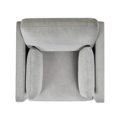 Knox - Modern Farmhouse Arm Chair grey velvet upholstery by Unique Piece Furniture on Tampa Home & Garden Store