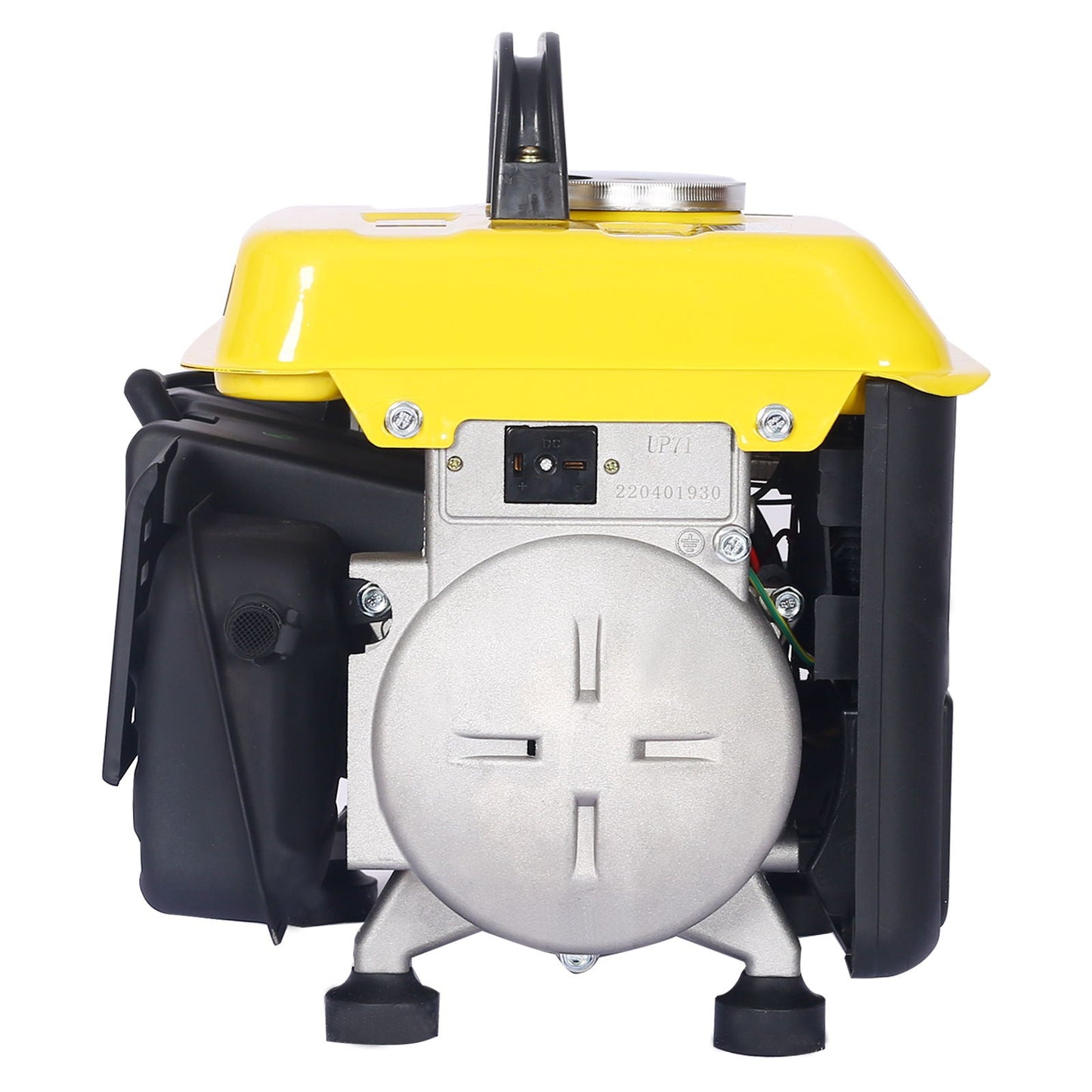 Portable Gas Generator for Quiet Home Use Yellow