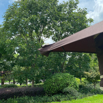 13x10 Outdoor Gazebo Canopy With Double Roof