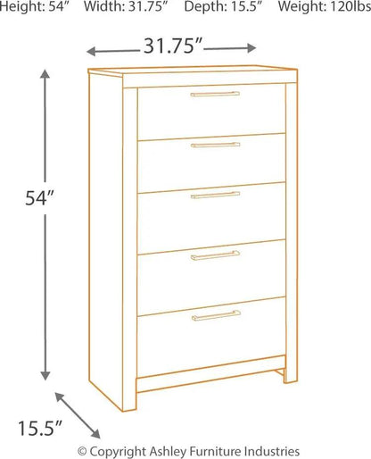 Derekson Panel Bedroom Set with Butcher Block