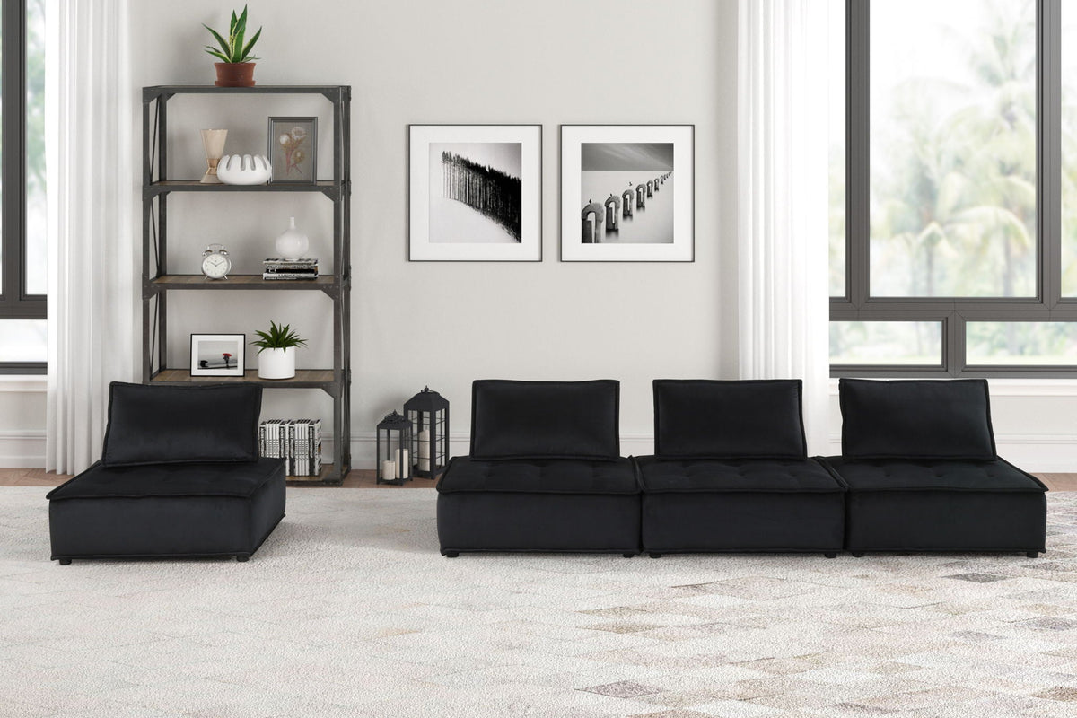 Modern Anna Tufted Modular Sofa And The Comfort