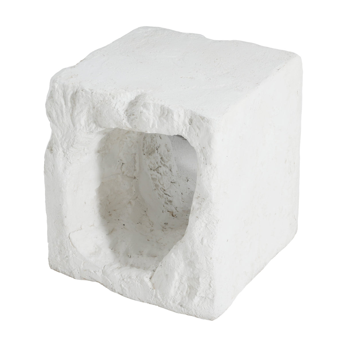 Lyra Karst Cave inspired MGO side table white outdoor furniture HouseOfZazla on Tampa Home & Garden Store