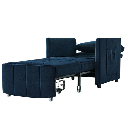Convertible Sleeper Sofa and Storage Pockets