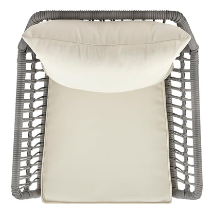 Modern Three Piece Outdoor Patio Conversation Set