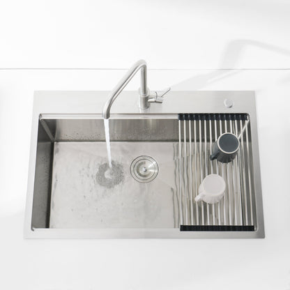 Brushed Stainless Steel Kitchen Sink for Home