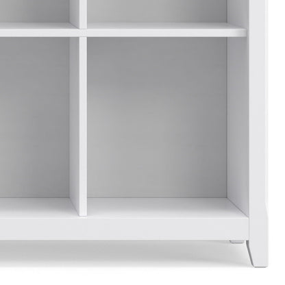 Amherst Cube Storage Bookcase with large white cubbies HouseOfZazla cube organizers on Tampa Home & Garden Store