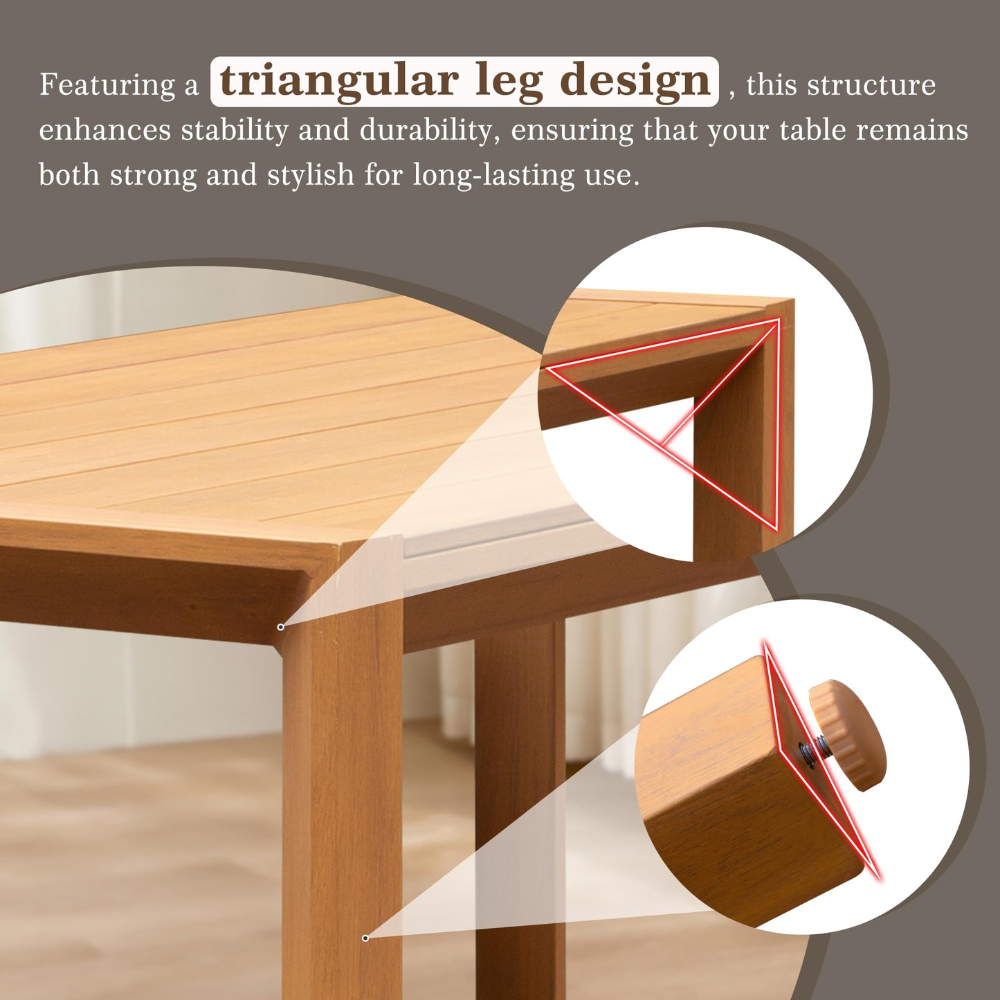 Sturdy And Weatherproof Outdoor Bar Table