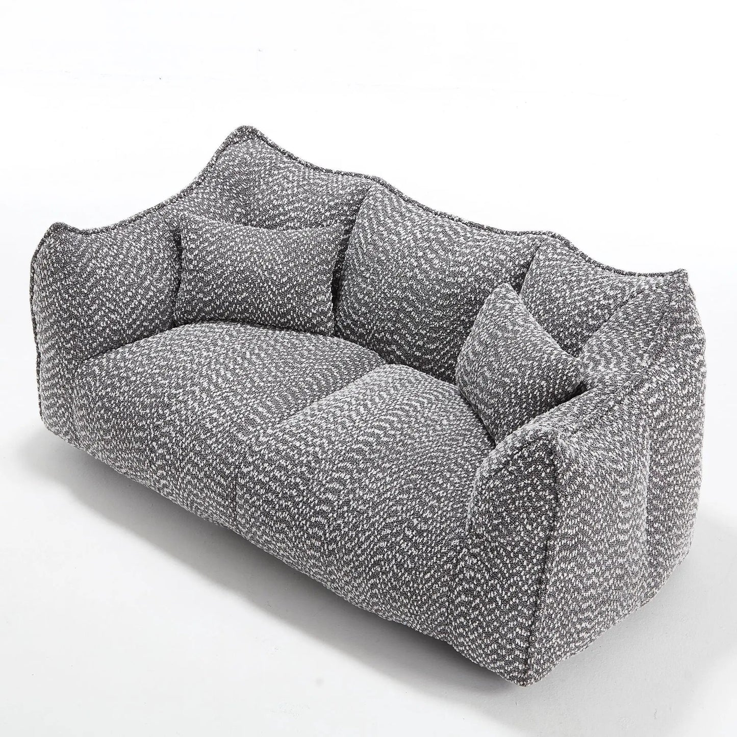 Comfortable Dual Beanbag Chair and Foam Core