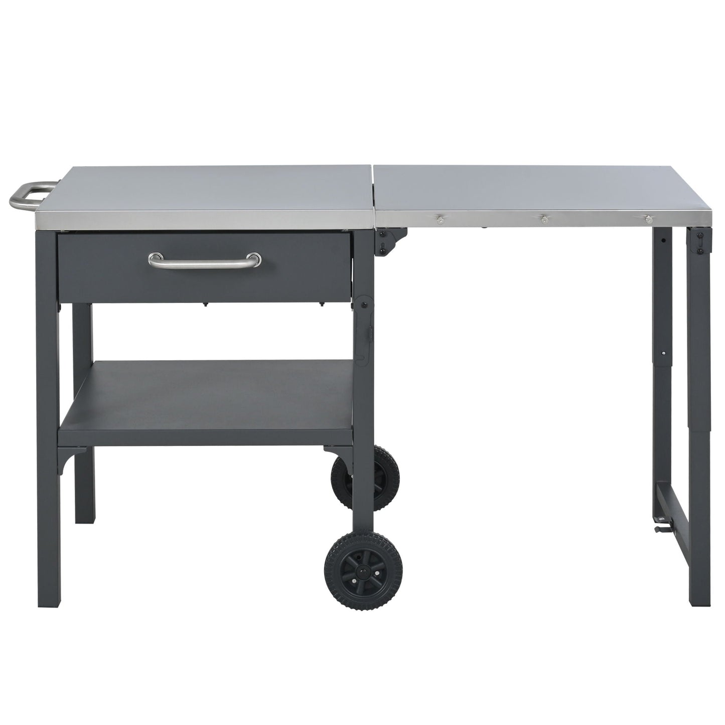 Large Foldable Outdoor Kitchen Cart And Storage