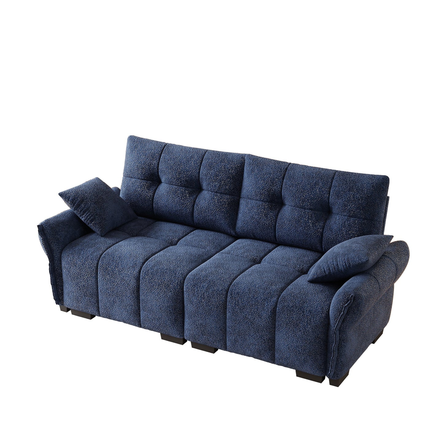 Premium Two Seater Sofa and Chenille Fabric Detail