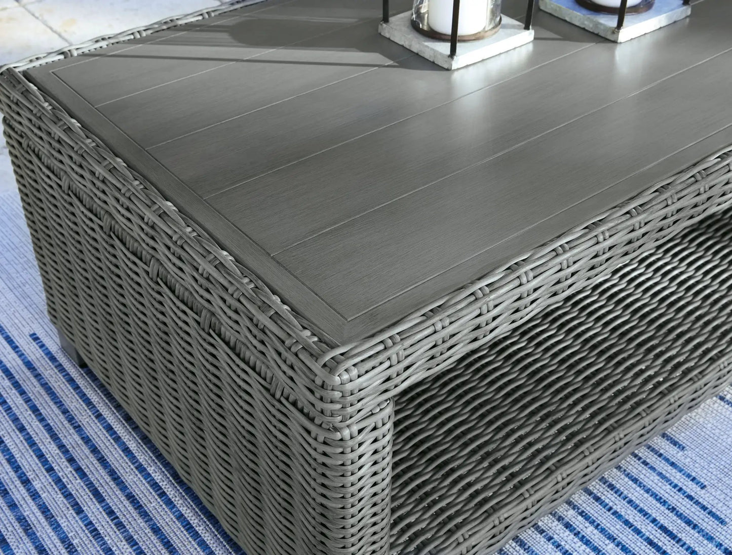 Elite Park Rectangular Cocktail Table Gray