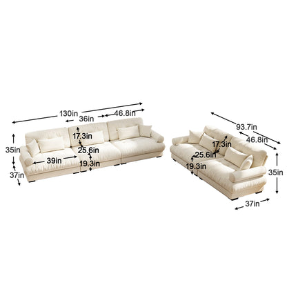 Modern Modular Velvet Sofa Set and Cushions