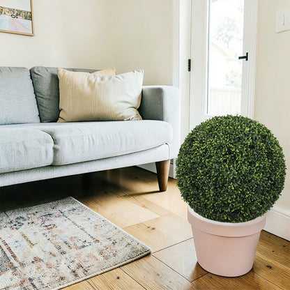 Artificial Green Topiary Balls and Garden Decor