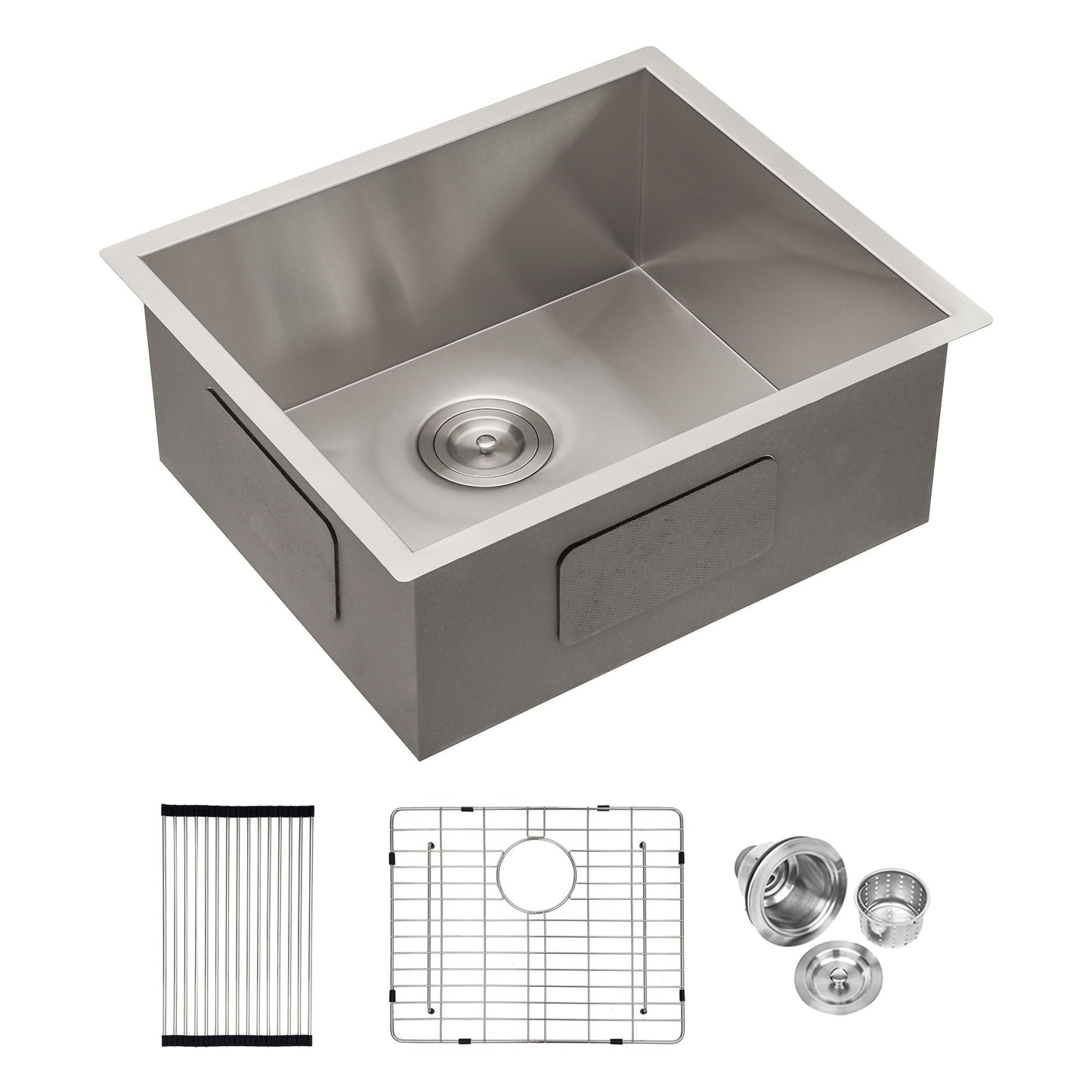 Modern Deep Single Bowl and Stainless Steel Sink