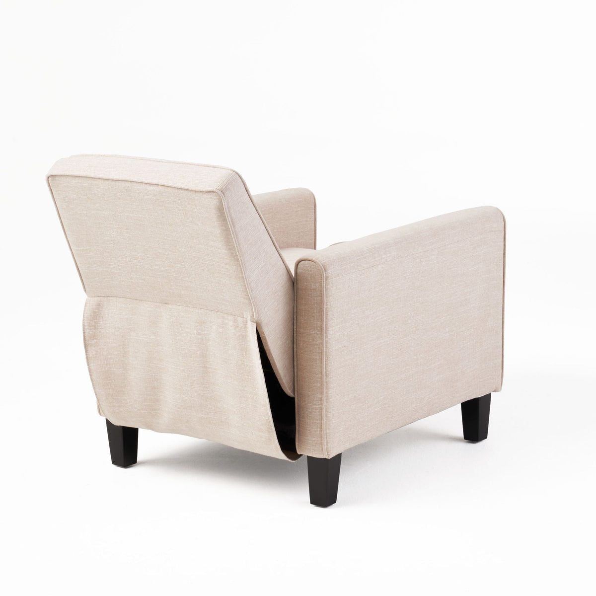 Upholstered Push Back Recliner Chair and Lounge