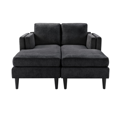 Modern Chaise Lounge Sofa Bed and Soft Fabric