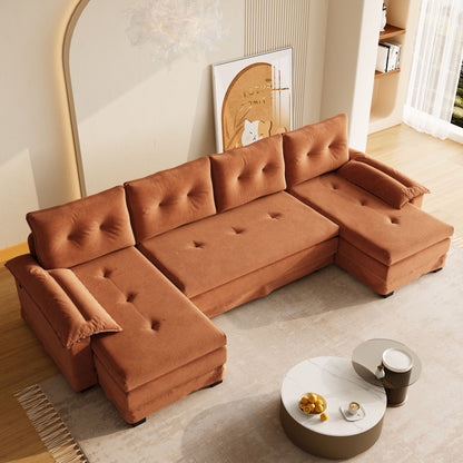 U Shaped Sleeper Sofa for a Cozy Living Room