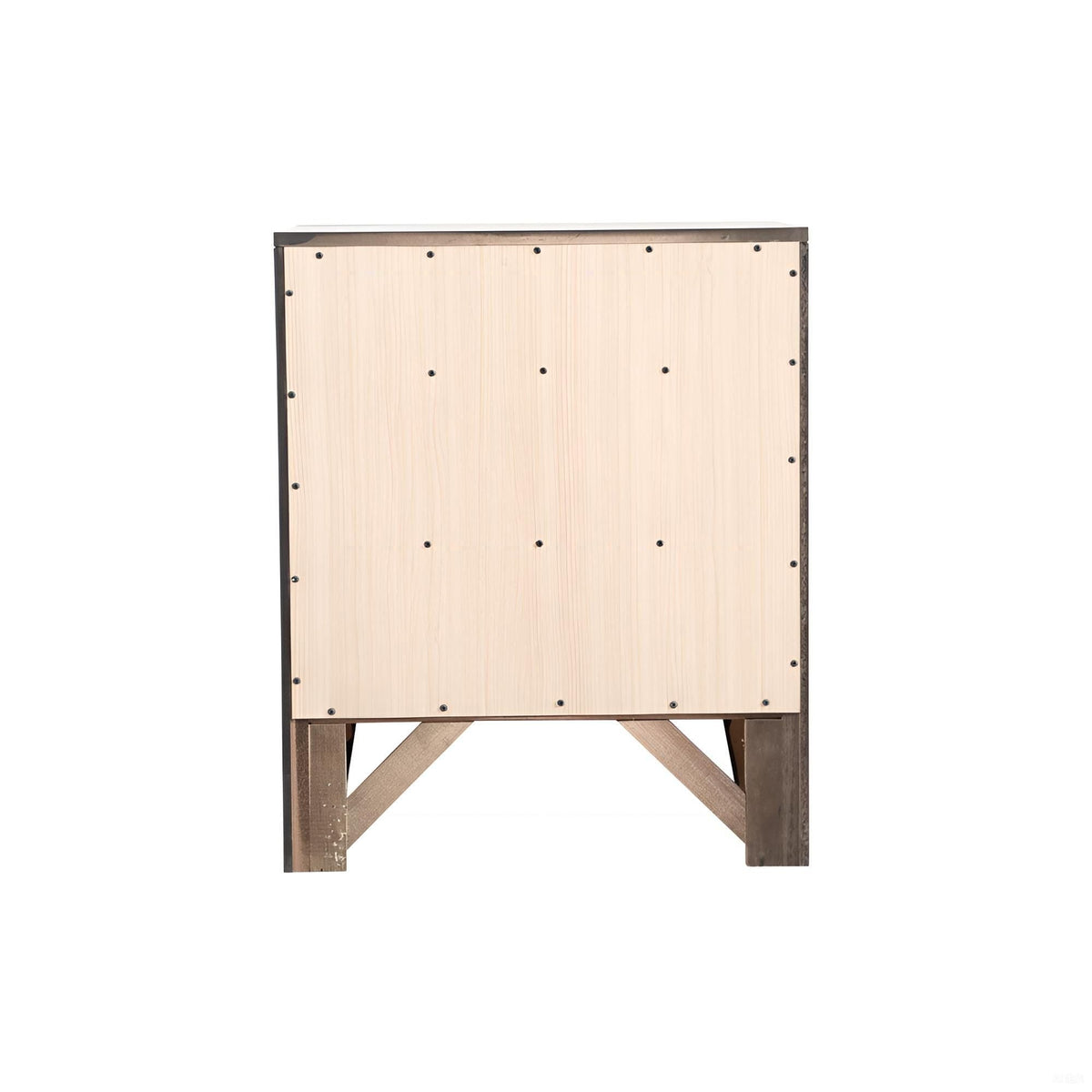 Nightstand modern design molded resin & veneer light wood finish HouseOfZazla on Tampa Home & Garden Store