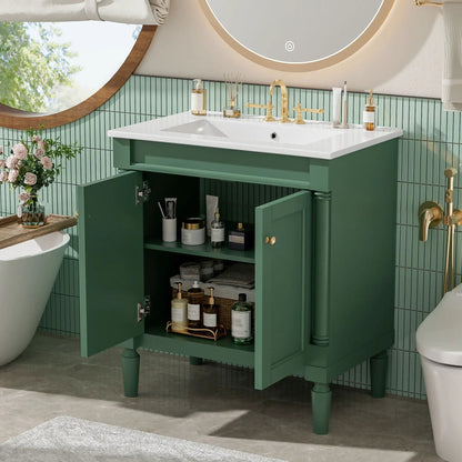 Bathroom Vanity Cabinet With Sink and Soft Close