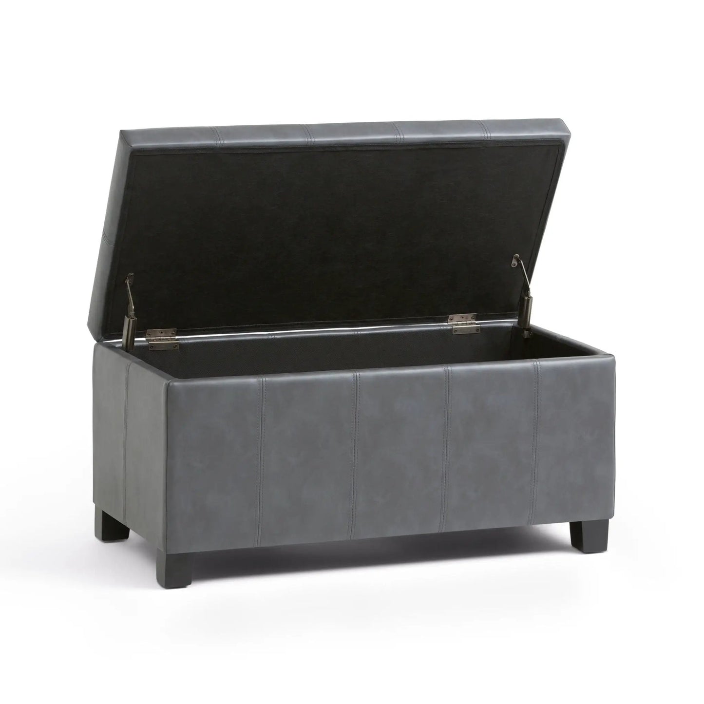Dover Upholstered Storage Ottoman Bench with Lid