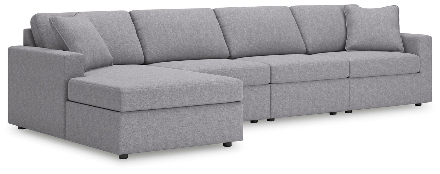 Modmax Sectional in Granite Performance Fabric