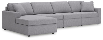 Modmax Sectional in Granite Performance Fabric