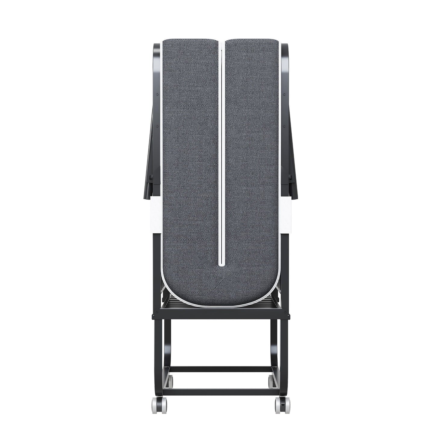 Twin Extra Long Bed and Foam Mattress Black