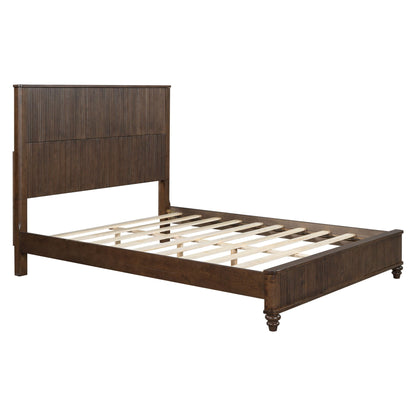 Solid Wood Platform Bed and the Tall Headboard