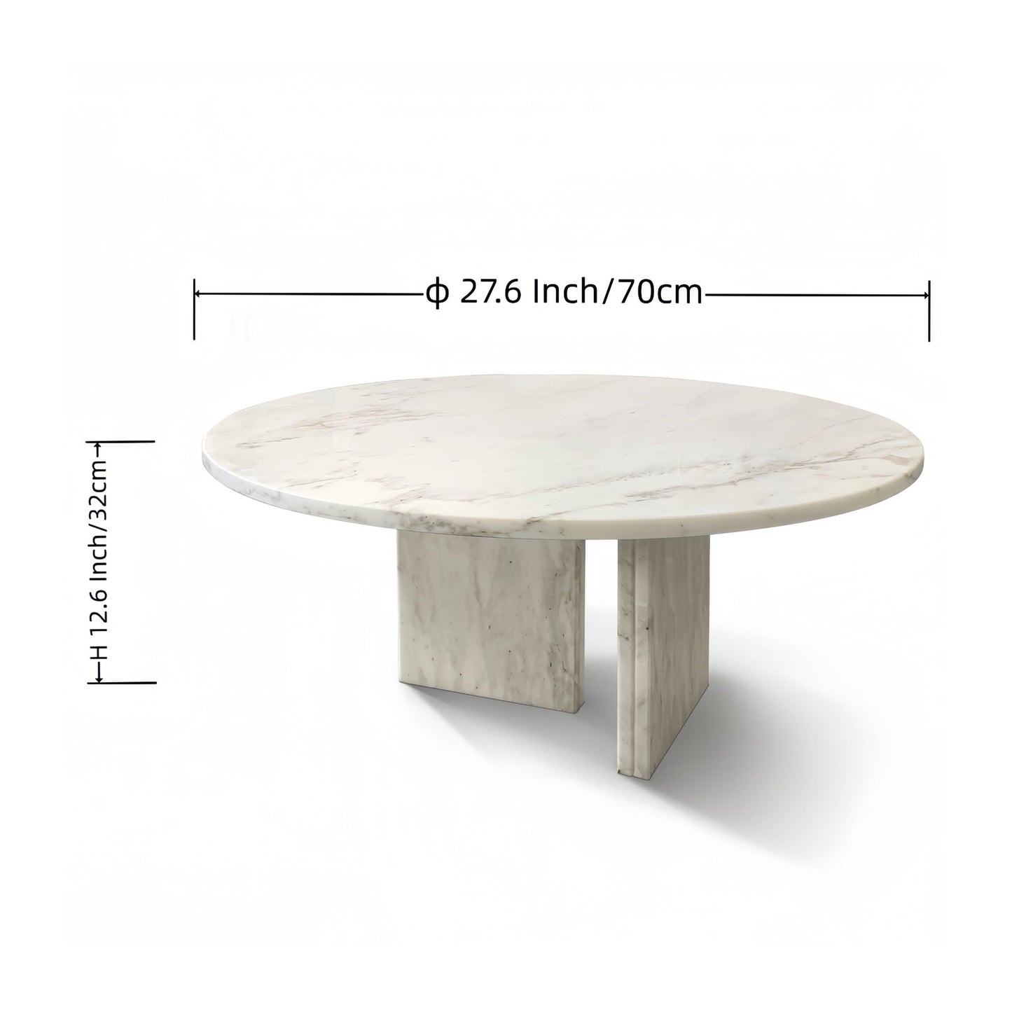 Luxury Marble Coffee Table With Unique Veining