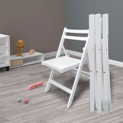 Solid Wood Foldable Event Chair Set of 4