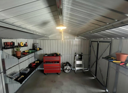 12x10 ft Metal Garden Shed and Outdoor Storage