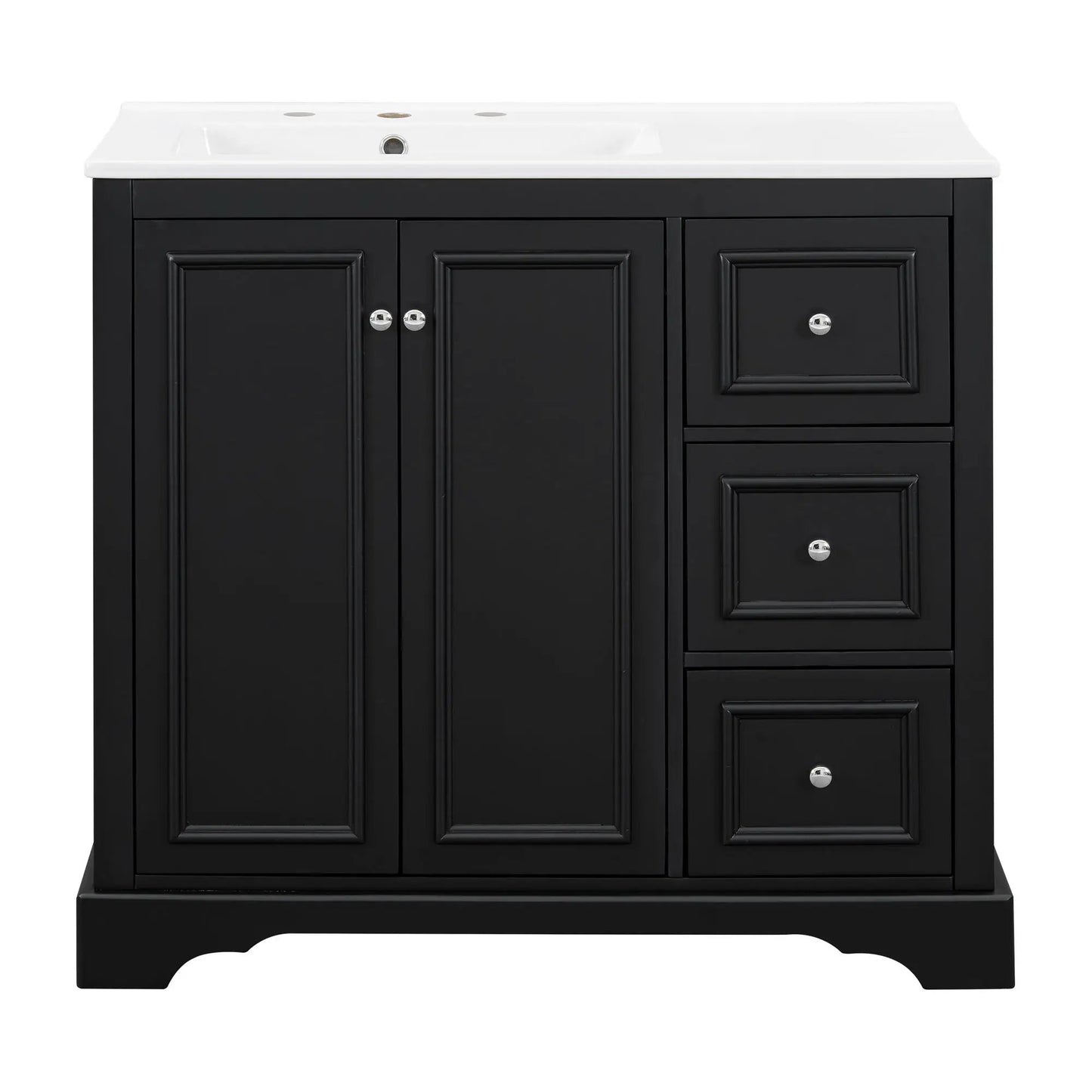 Bathroom Vanity with Sink and Soft-Close Doors