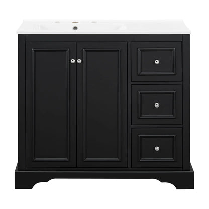 Bathroom Vanity with Sink and Soft-Close Doors