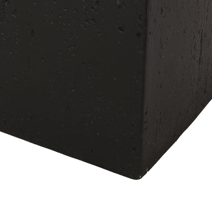 Modern Outdoor Planter by HouseOfZazla, black textured finish on Tampa Home & Garden Store