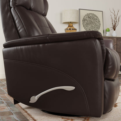 Bentley Swivel Glider Recliner with Footrest