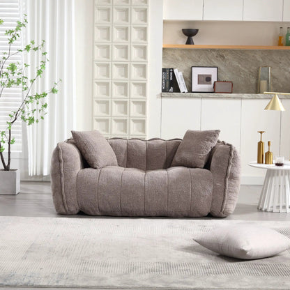 Cozy Beanbag Chair With Resilient Foam Core For 2