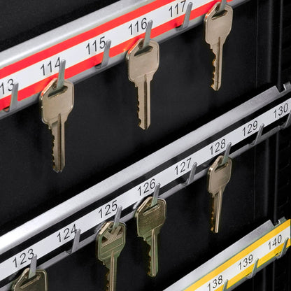 Adjustable key cabinet with lock by Unique Piece Furniture, wall-mounted with key slots on Tampa Home & Garden Store