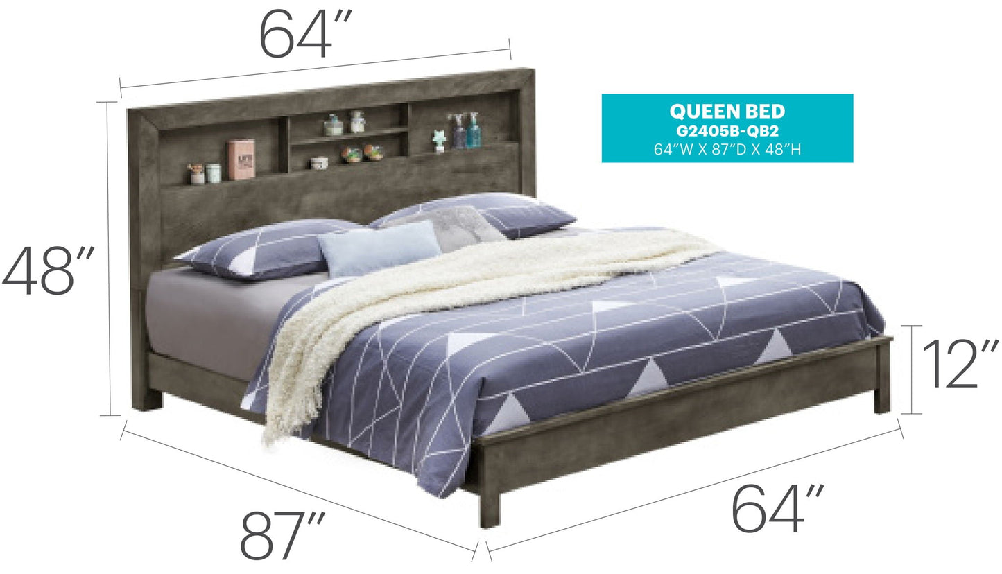 Stylish and Transitional Wooden Bed Frame