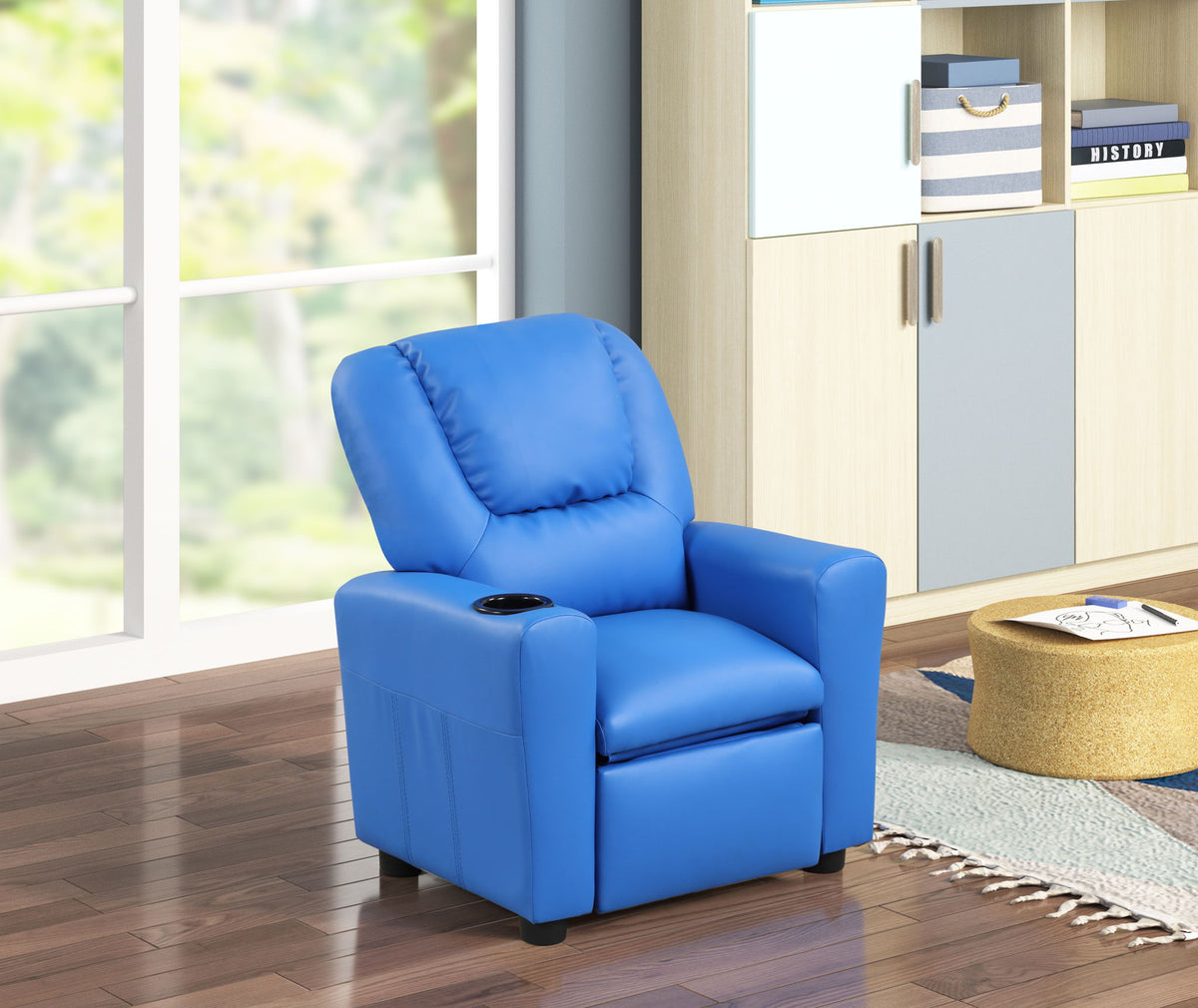 Marisa Kids Recliner Chair and Cup Holder