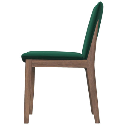 Mid Century Modern Solid Wood Dining Chair Set
