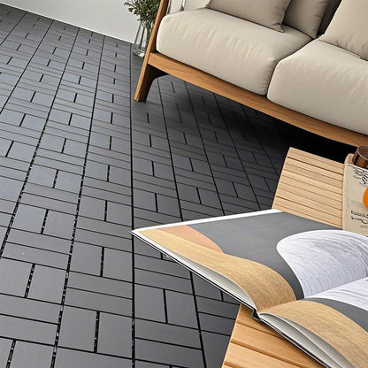 Waterproof Interlocking Acacia Patio Deck Tiles