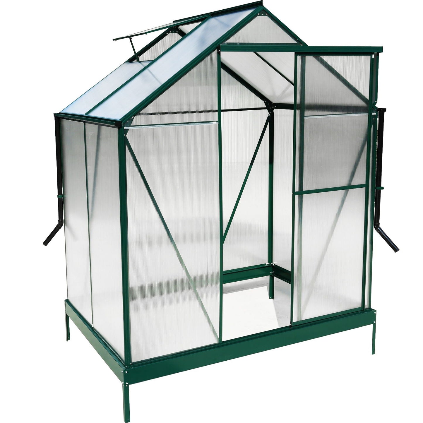 Heavy Duty Polycarbonate Greenhouse Kit and Door