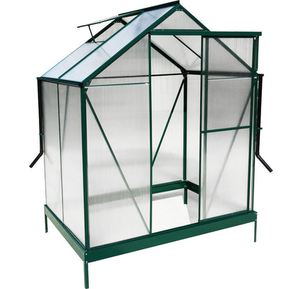 Heavy Duty Polycarbonate Greenhouse Kit and Door