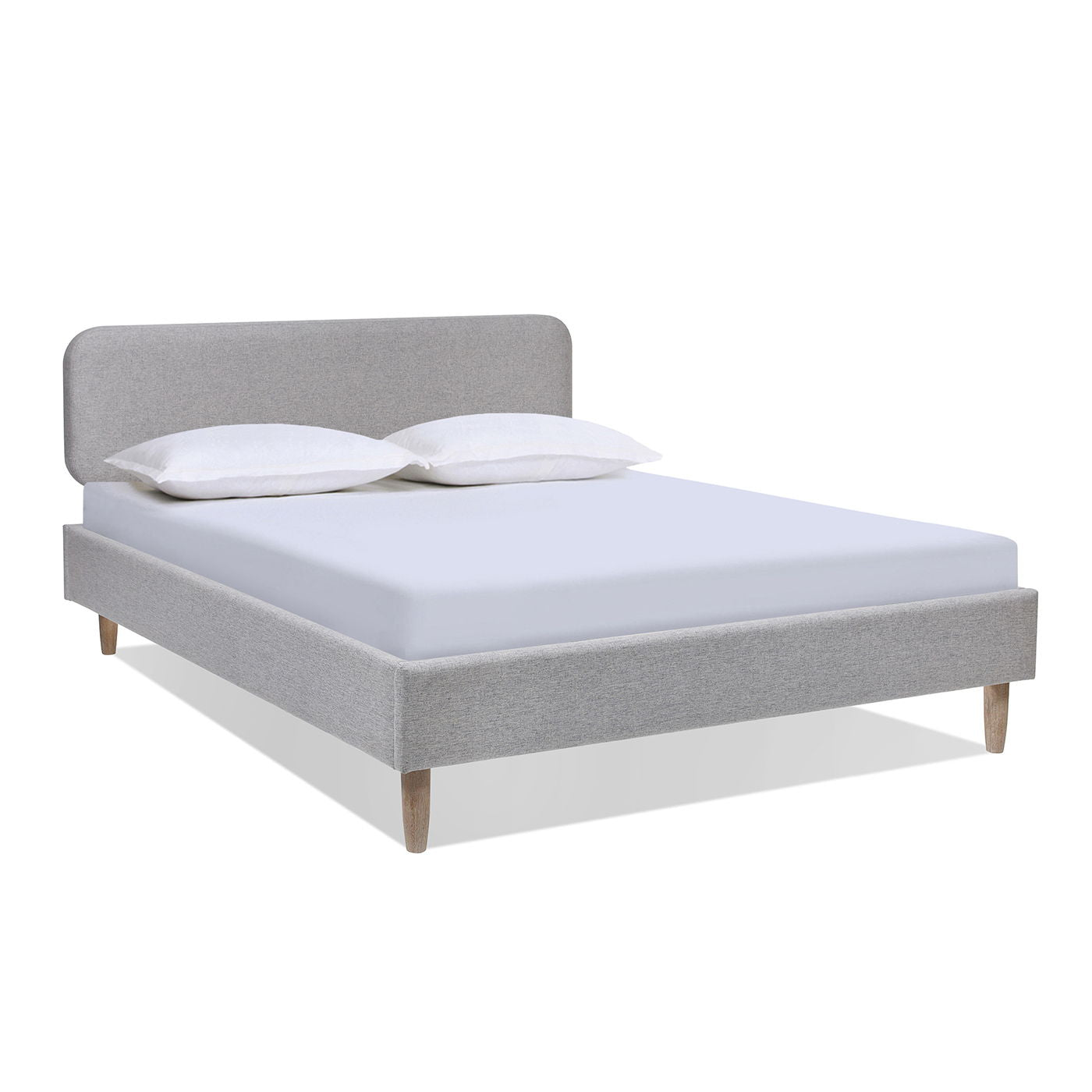 Diego Low Upholstered Platform Bed and Frame